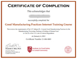 certificate m